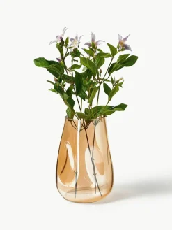 Mondgeblazen glazen vaas Luster, H 26 cm^Westwing Collection Outlet