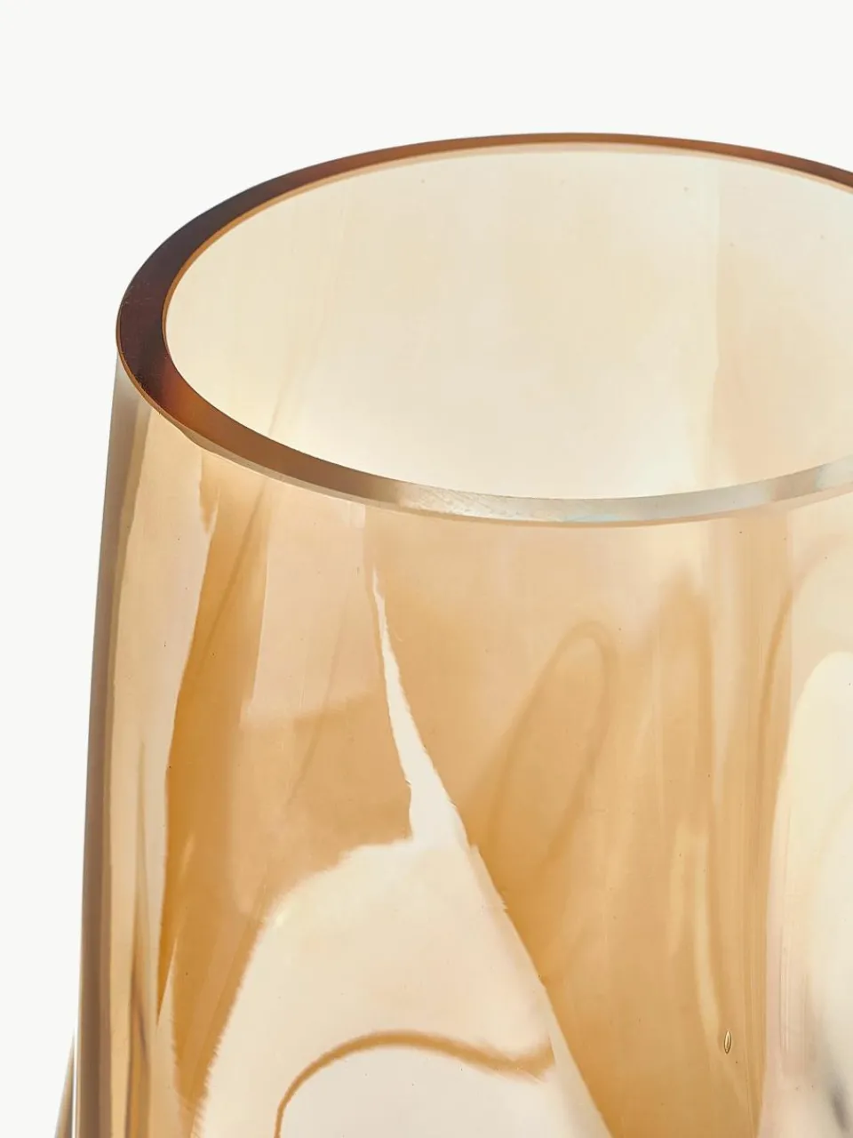 Mondgeblazen glazen vaas Luster, H 26 cm^Westwing Collection Outlet