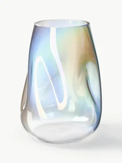 Mondgeblazen glazen vaas Rainbow, H 26 cm^Westwing Collection Online