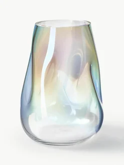 Mondgeblazen glazen vaas Rainbow, H 26 cm^Westwing Collection Online