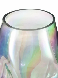 Mondgeblazen glazen vaas Rainbow, H 26 cm^Westwing Collection Online