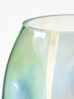 Mondgeblazen glazen vaas Rainbow, H 17 cm^Westwing Collection Fashion
