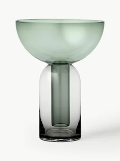 Mondgeblazen glazen vaas Torus, H 20 cm^AYTM Outlet