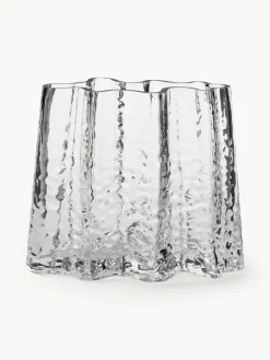 Mondgeblazen glazen vaas Gry met gestructureerde oppervlak, H 19 cm^Cooee Design Sale