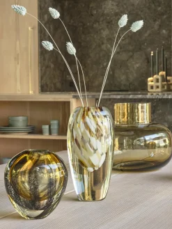 Mondgeblazen glazen vaas Otea, H 21 cm^Westwing New