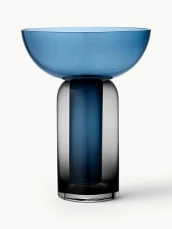 Mondgeblazen glazen vaas Torus, H 33 cm^AYTM Clearance