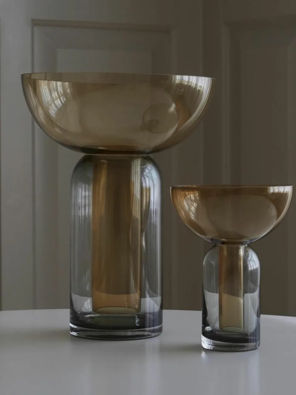 Mondgeblazen glazen vaas Torus, H 20 cm^AYTM Hot
