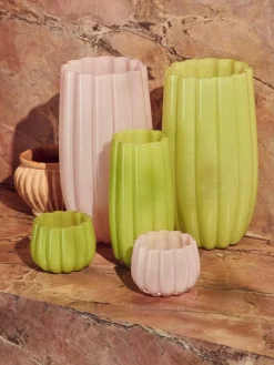Mondgeblazen glazen vaas Melon, H 38 cm^Pols Potten Outlet