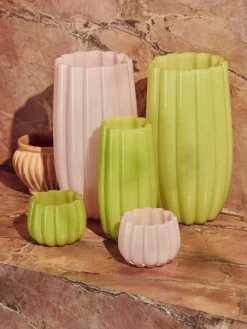 Mondgeblazen glazen vaas Melon, H 38 cm^Pols Potten Outlet