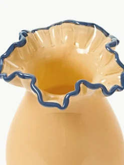 Mondgeblazen glazen vaas Gloria met decoratie, H 24 cm^Westwing Collection New
