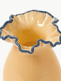 Mondgeblazen glazen vaas Gloria met decoratie, H 24 cm^Westwing Collection New