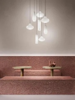 Mondgeblazen hanglamp Emma^Panzeri Sale