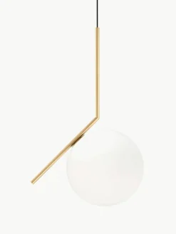 Mondgeblazen hanglamp IC Lights, H 70 cm^Flos Outlet