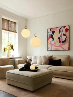 Mondgeblazen hanglamp met glazen bollen Stockholm^Westwing Best