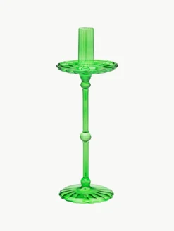 Mondgeblazen kandelaar Carousel uit borosilicaatglas^Anna + Nina Best