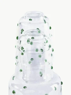 Mondgeblazen karaf Nob van borosilicaatglas, 2 L^Pols Potten New