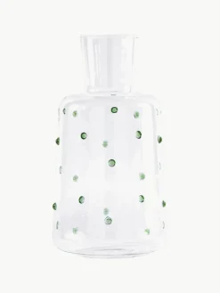 Mondgeblazen karaf Nob van borosilicaatglas, 2 L^Pols Potten New