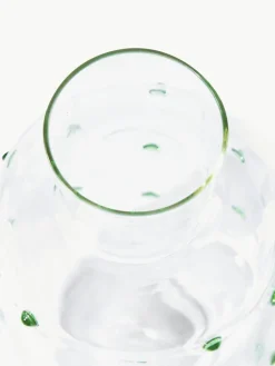 Mondgeblazen karaf Nob van borosilicaatglas, 2 L^Pols Potten New