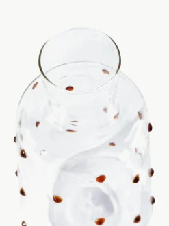 Mondgeblazen karaf Nob van borosilicaatglas, 2 L^Pols Potten New