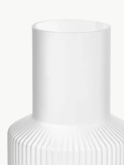 Mondgeblazen kleine waterkaraffen Ripple met waterglas, set van 2^ferm LIVING Outlet