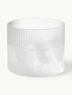 Mondgeblazen kleine waterkaraffen Ripple met waterglas, set van 2^ferm LIVING Outlet