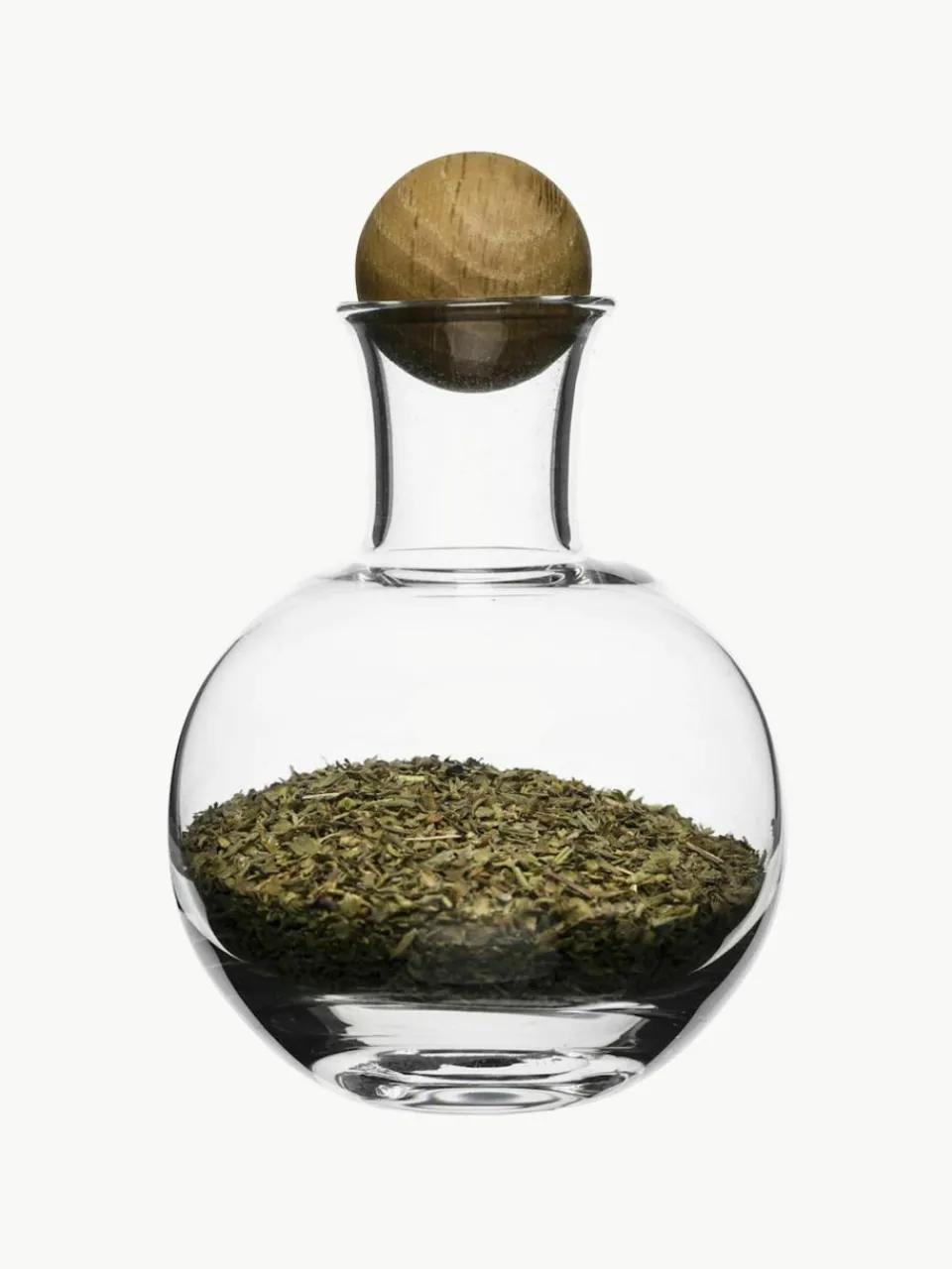Mondgeblazen kruidenflessen Eden met houten deksel, set van 2^Sagaform Online