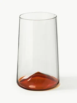 Mondgeblazen longdrinkglas Hadley, 4 stuks^Westwing Collection Fashion