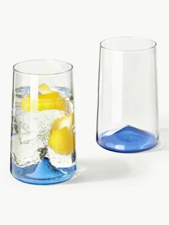 Mondgeblazen longdrinkglas Hadley, 4 stuks^Westwing Collection Discount