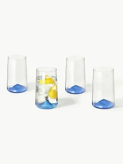 Mondgeblazen longdrinkglas Hadley, 4 stuks^Westwing Collection Discount