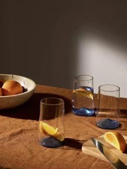 Mondgeblazen longdrinkglas Hadley, 4 stuks^Westwing Collection Discount