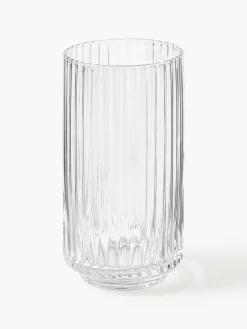 Mondgeblazen longdrinkglas Aleo, 4 stuks^Westwing Collection Hot