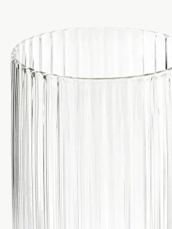 Mondgeblazen longdrinkglas Aleo, 4 stuks^Westwing Collection Hot
