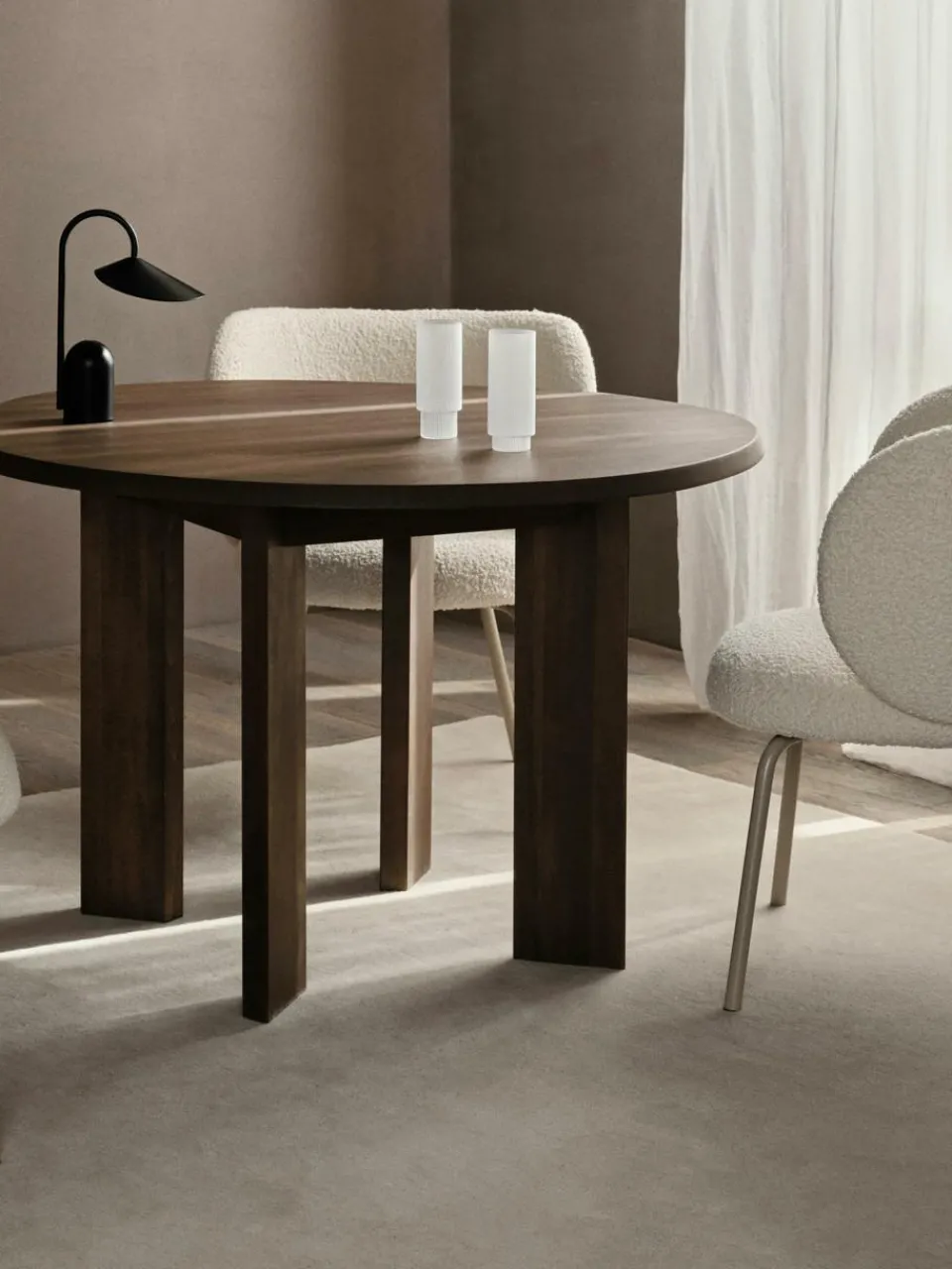 Mondgeblazen longdrinkglazen Ripple met groefreliëf, 4-delig^ferm LIVING Clearance