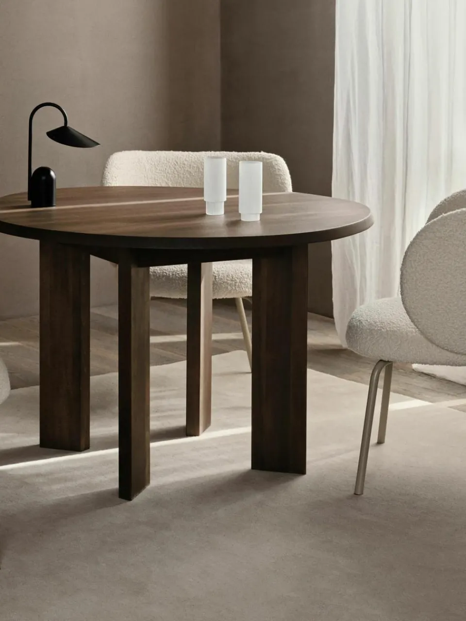 Mondgeblazen longdrinkglazen Ripple met groefreliëf, 4-delig^ferm LIVING Clearance