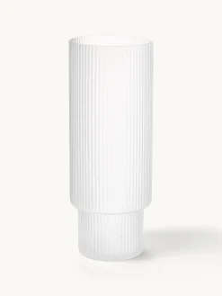 Mondgeblazen longdrinkglazen Ripple met groefreliëf, 4-delig^ferm LIVING Clearance