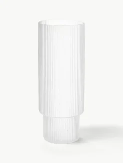 Mondgeblazen longdrinkglazen Ripple met groefreliëf, 4-delig^ferm LIVING Clearance