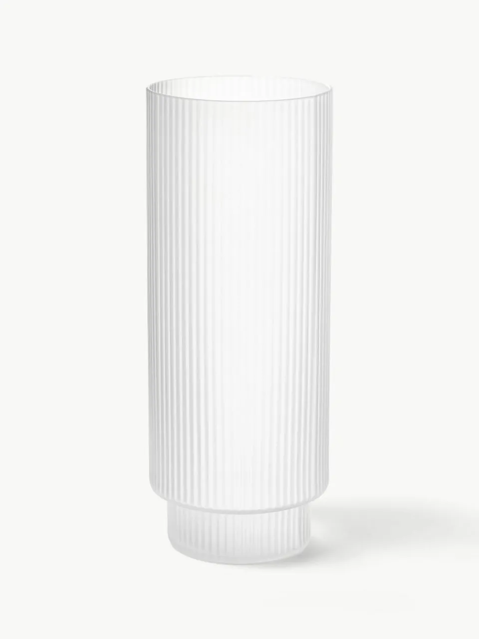 Mondgeblazen longdrinkglazen Ripple met groefreliëf, 4-delig^ferm LIVING Clearance
