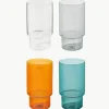 Mondgeblazen longdrinkglas Gustave, 4 stuks^Westwing Collection Hot