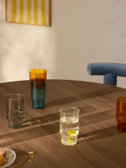 Mondgeblazen longdrinkglas Gustave, 4 stuks^Westwing Collection Hot