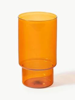 Mondgeblazen longdrinkglas Gustave, 4 stuks^Westwing Collection Hot