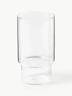 Mondgeblazen longdrinkglas Gustave, 4 stuks^Westwing Collection Hot