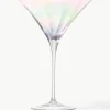 Mondgeblazen martiniglazen Pearl met glinsterende parelmoerglans, 2 stuks^Lsa International Online