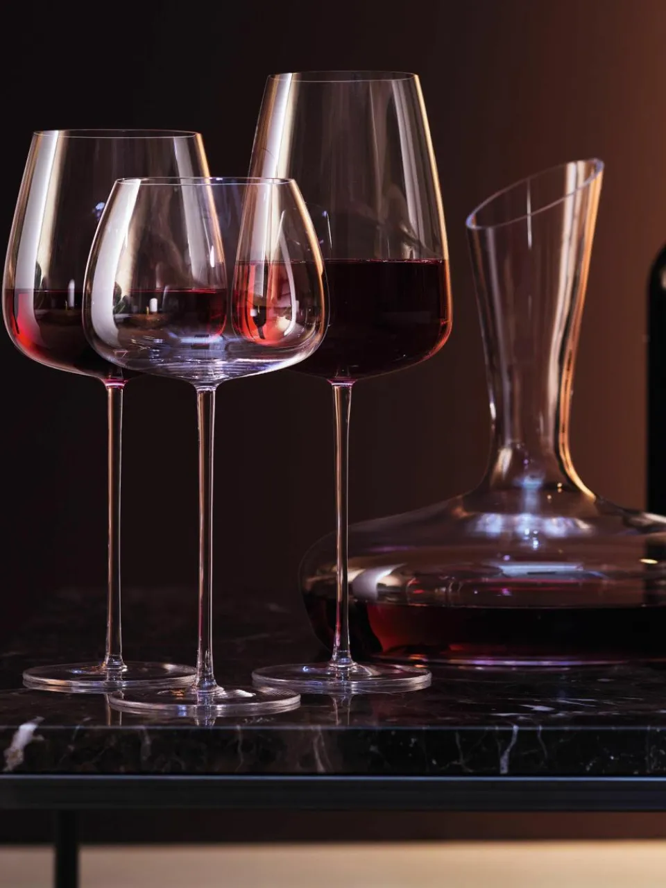 Mondgeblazen rode wijnglazen Wine Culture, 2 stuks^Lsa International Online