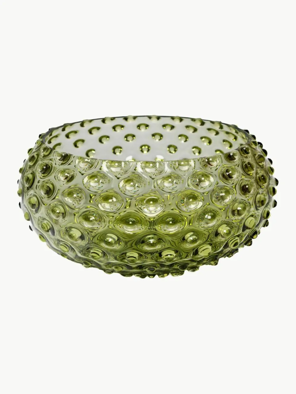Mondgeblazen schaal Hobnail^ANNA VON LIPA New