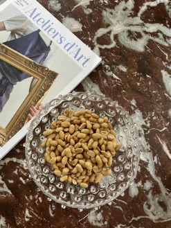 Mondgeblazen schaal Hobnail^ANNA VON LIPA Discount
