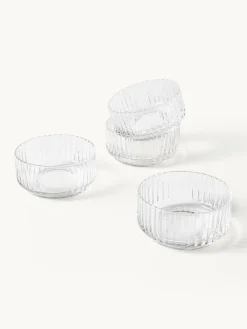 Mondgeblazen schalen Aleo, 4 stuks^Westwing Collection Best