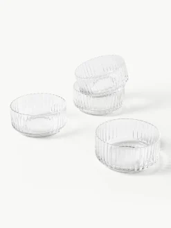 Mondgeblazen schalen Aleo, 4 stuks^Westwing Collection Best
