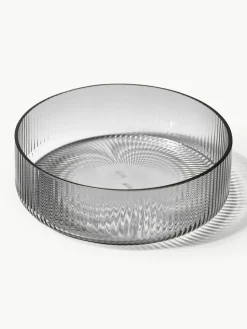 Mondgeblazen serveerschalen Ripple met groefstructuur, 4 stuks^ferm LIVING Sale
