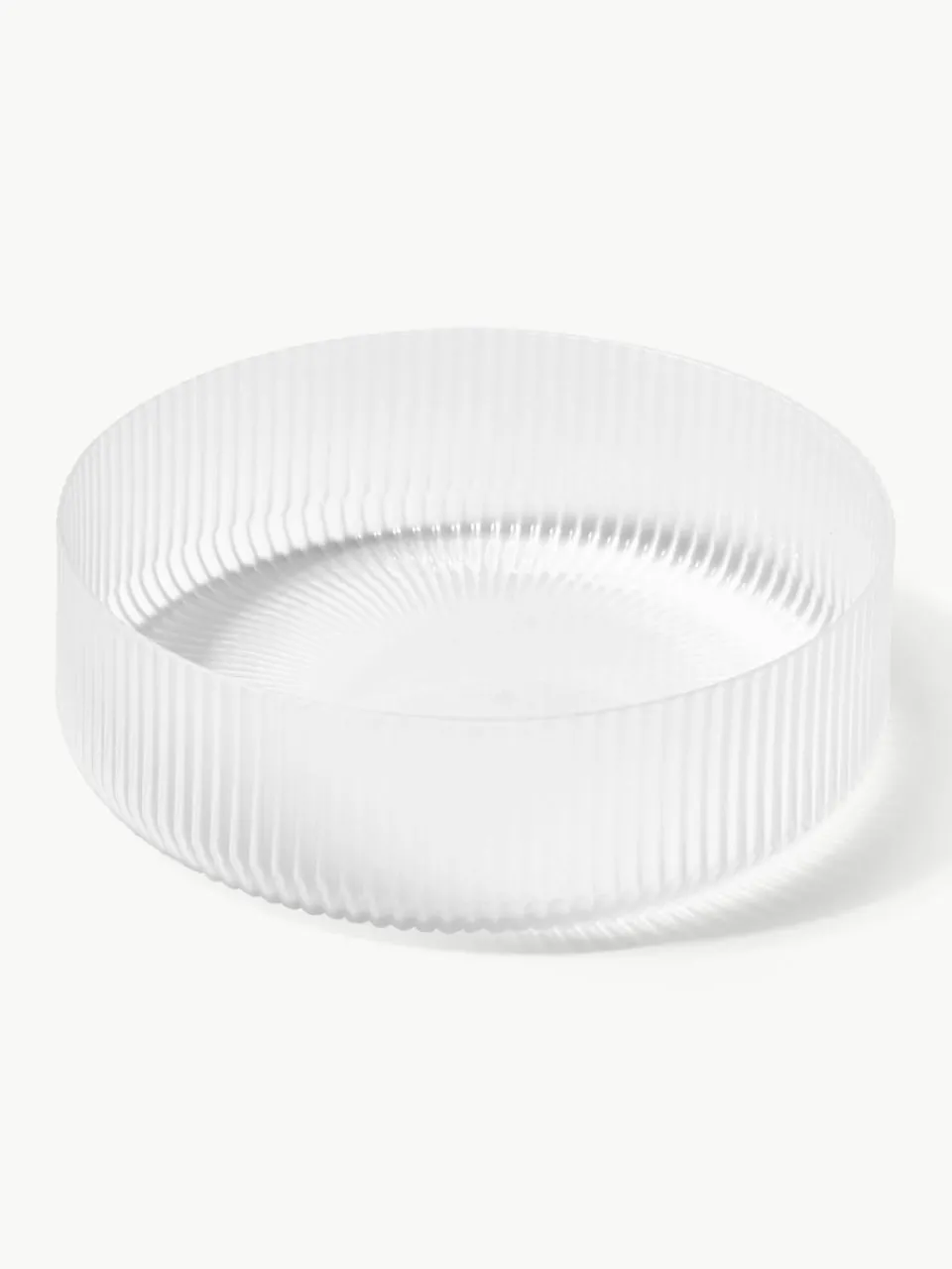 Mondgeblazen serveerschalen Ripple met groefstructuur, 4 stuks^ferm LIVING New