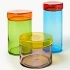 Mondgeblazen sieradendoosjes Multi, set van 3^Pols Potten Clearance